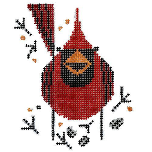 Cardinal & Seed Ornament