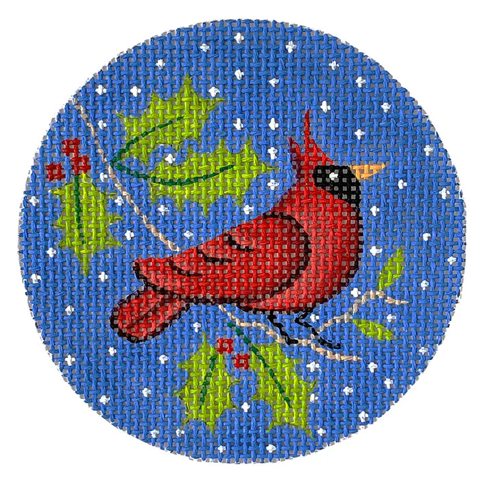Cardinal on Holly Round