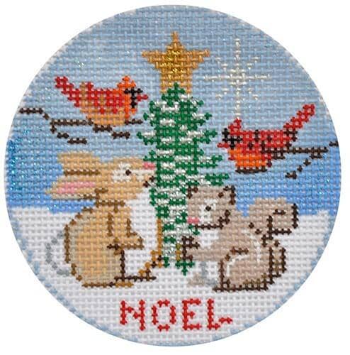 Cardinals & Woodland Animals Round