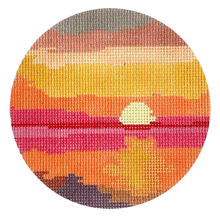 Caribbean Sunset Round