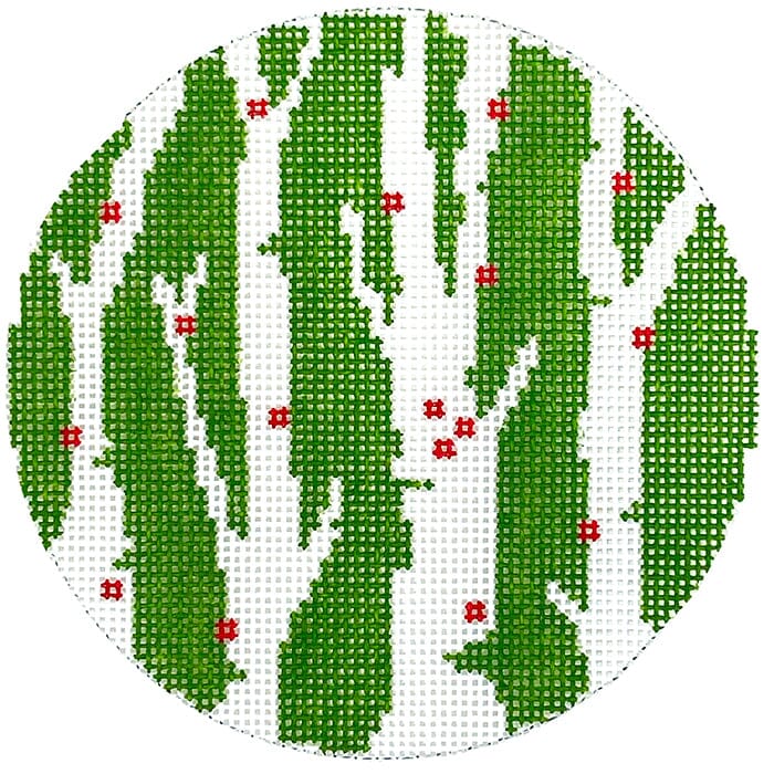 Card Art Ornament - Birch Trees