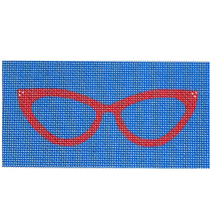 Cat Eye Glasses Blue Red