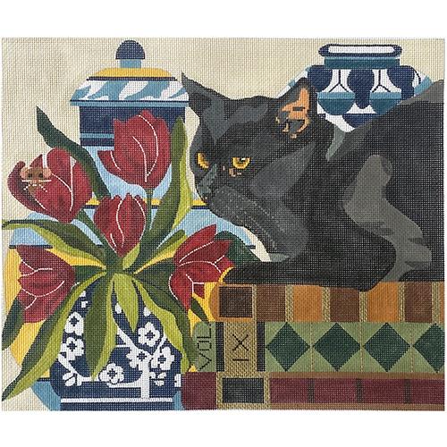 Cat & Mouse with Ginger Jars