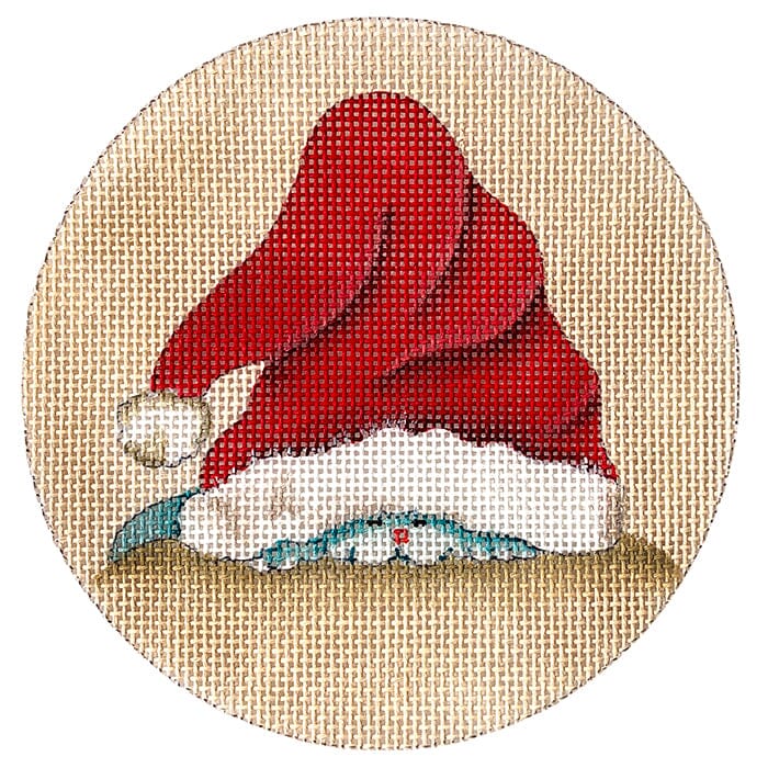 Cat Under Santa Hat
