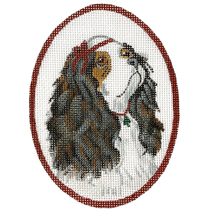 Cav King Charles with Tree Necklace