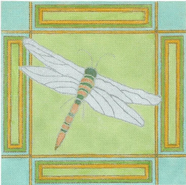 Dragonfly with Border