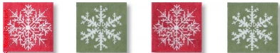 Snowflakes Coasters Set
