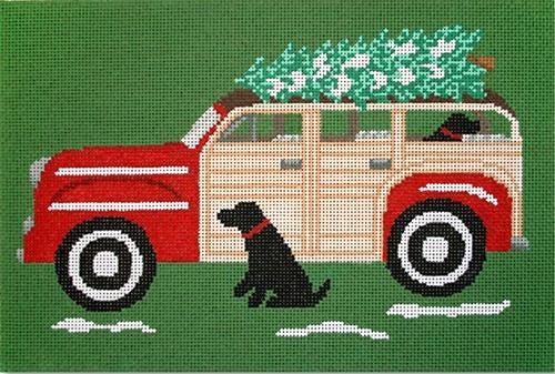 Red Woody with Dog