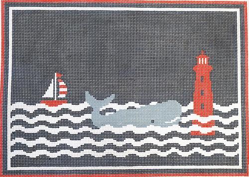 Whale with Lighthouse