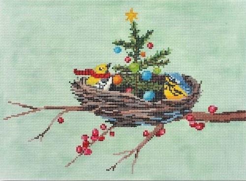 Christmas in the Nest Pillow
