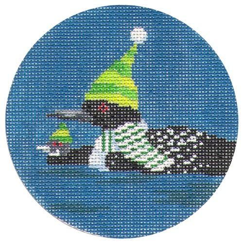 Christmas Loons Ornament