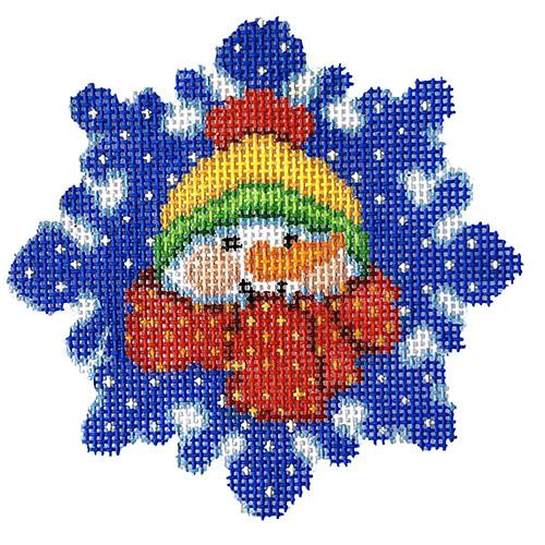 Cedric the Snowman on Snowflake