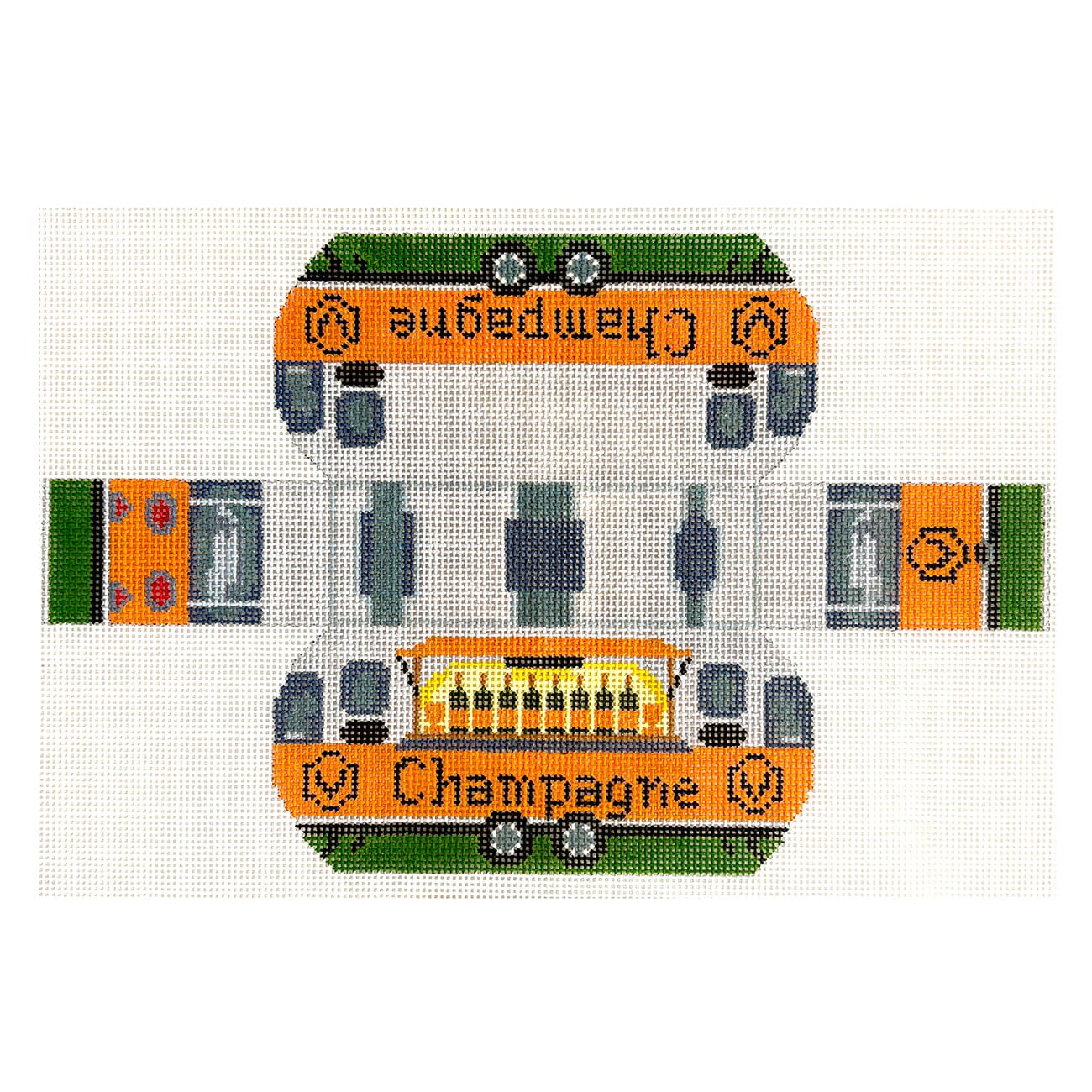 Champagne Airstream 3D