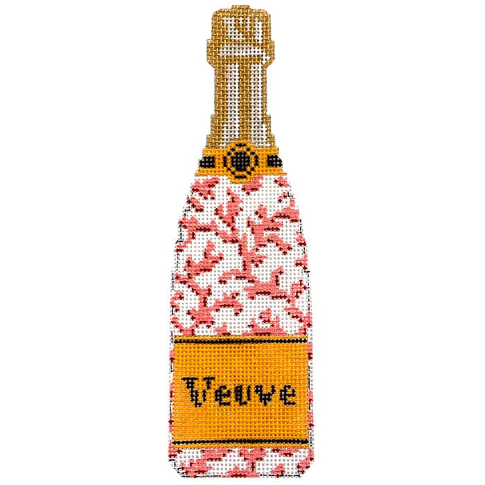 Champagne Bottle - Coral