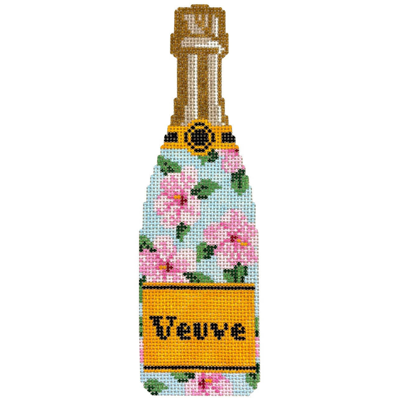 Champagne Bottle - Hibiscus