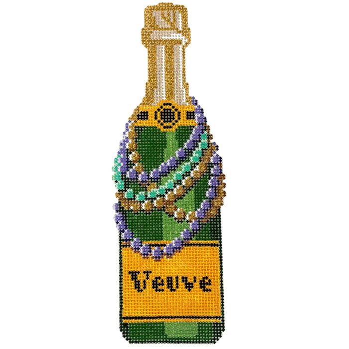 Champagne Bottle - Mardi Gras Beads