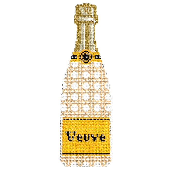 Champagne Bottle - Rattan Cane