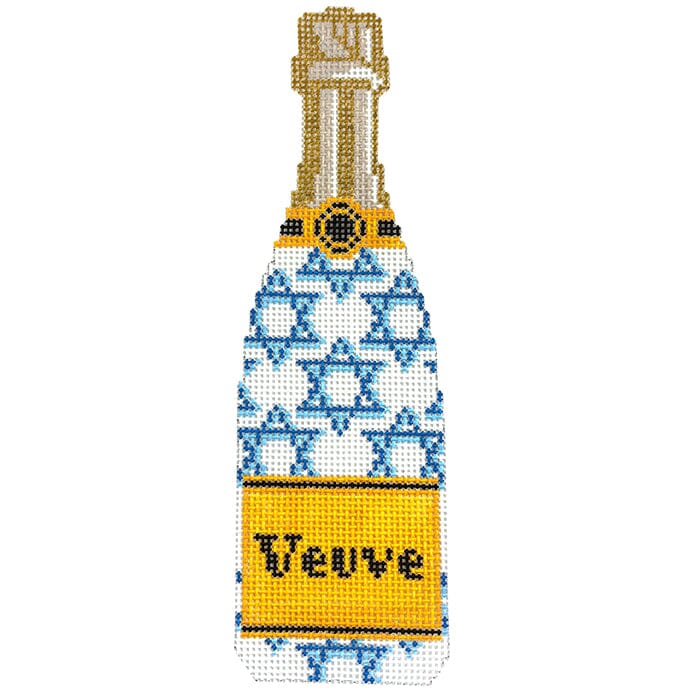 Champagne Bottle - Star of David