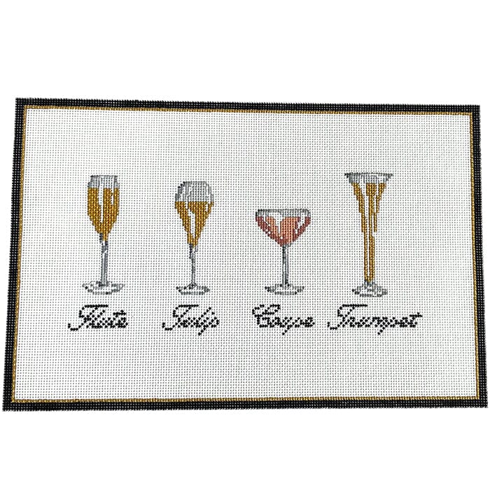 Champagne Glasses Quartet