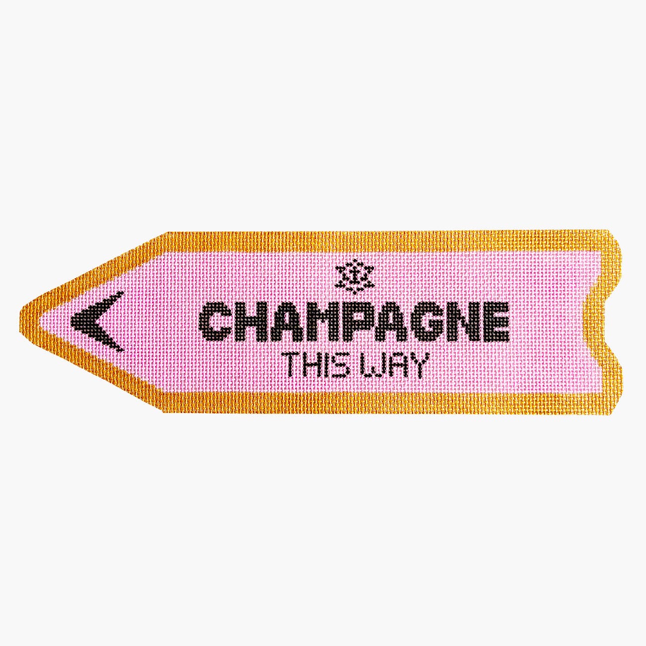 Champagne This Way - Pink on 13 Large
