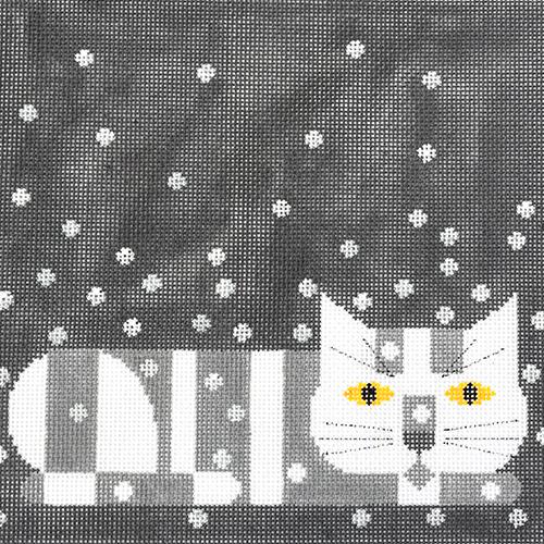 Cat / Winter Eyeglass Case