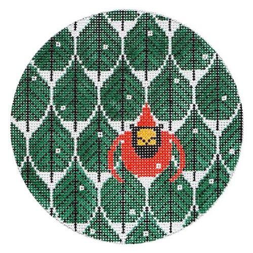 Coniferous Cardinal Ornament