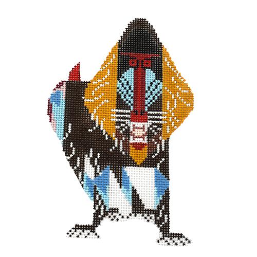 Mandrill Baboon Ornament