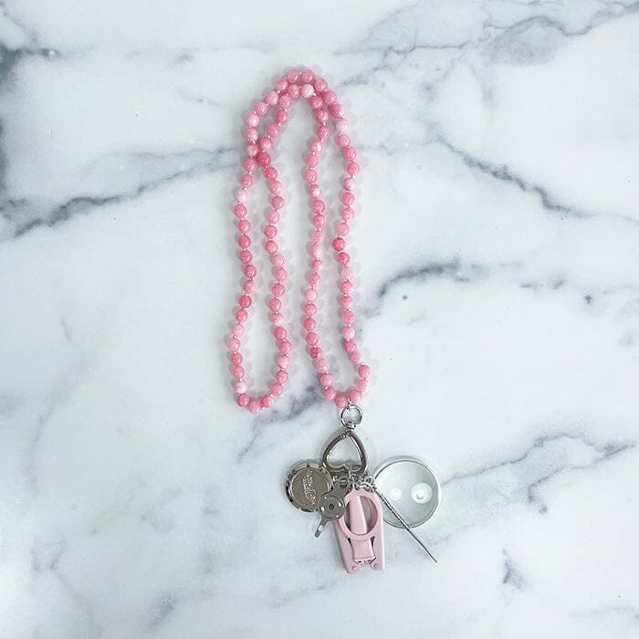 UP UP Chatelaine Gemstones Necklace - Pink