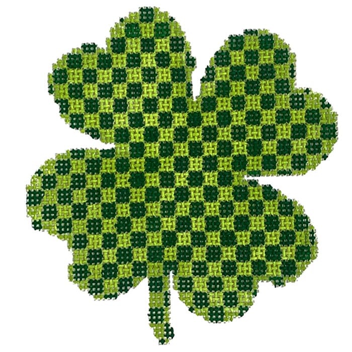 Checked Green Shamrock