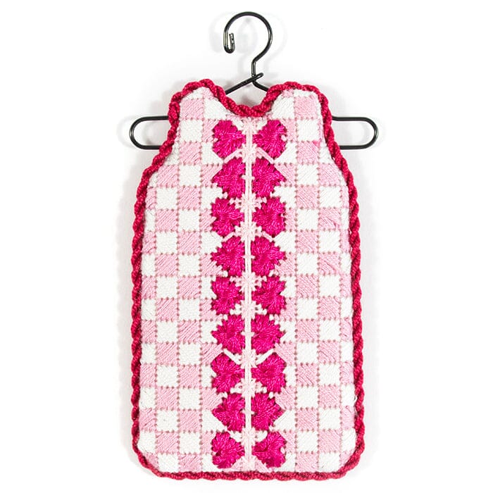 Checks/Heart Trim Mini Shift with Stitch Guide