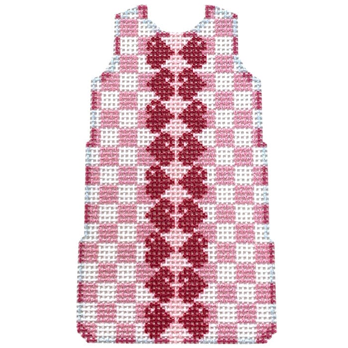 Checks/Heart Trim Mini Shift with Stitch Guide - Image 2