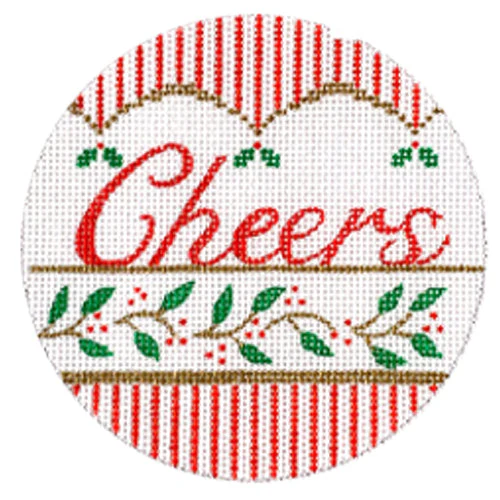 Cheers Vintage Striped Round