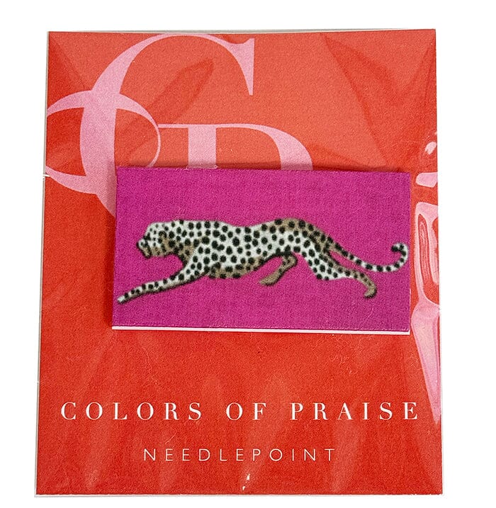Cheetah on Pink Needleminder