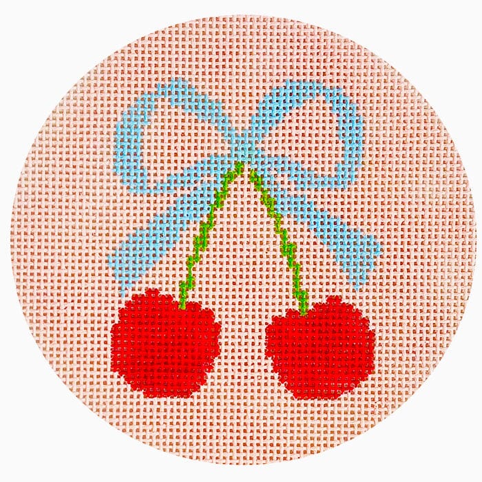 Cherries with Bow Round