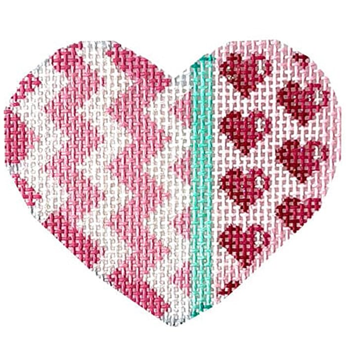 Chevron/Hearts Mini Heart