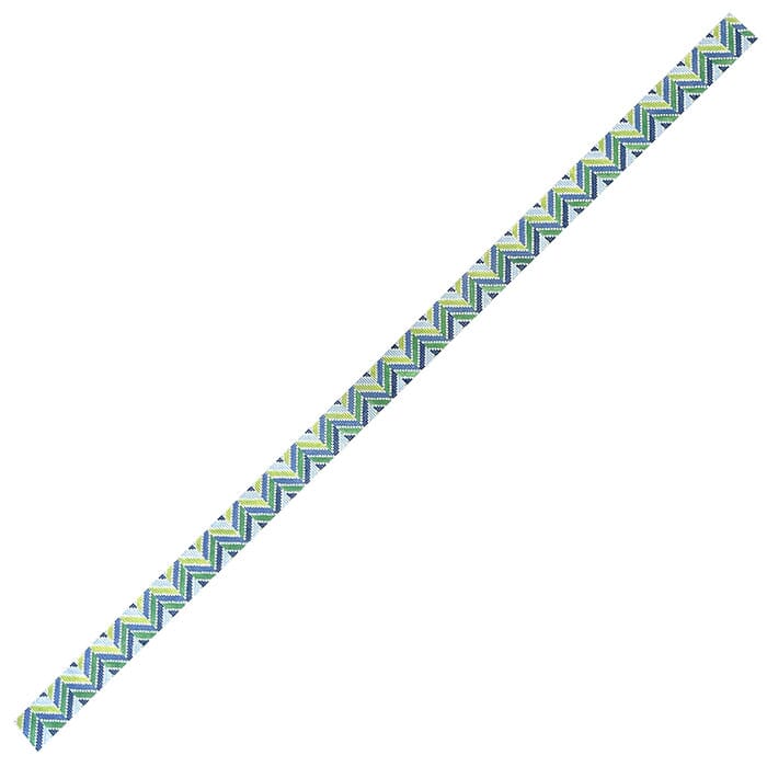 Chevron Multi Blues and Greens Belt