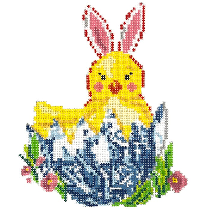 Chinoiserie Chick with Bunny Ears