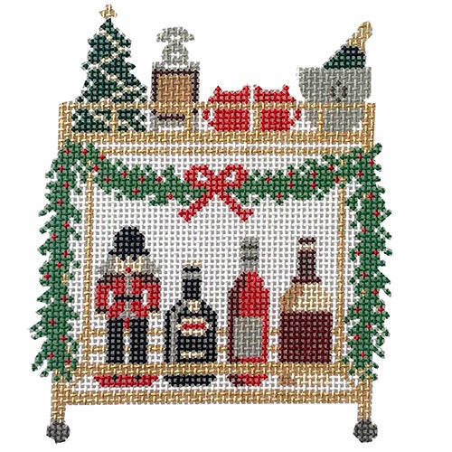 Christmas Bar Cart