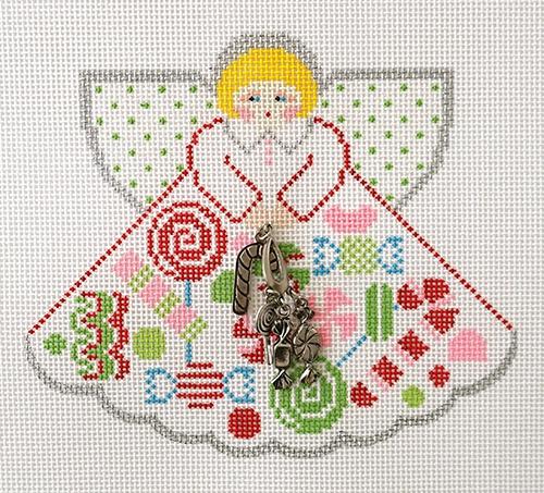 Christmas Candy Angel White