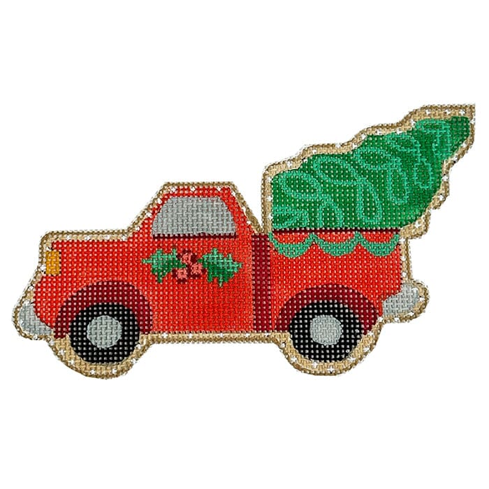 Christmas Cookie - Truck with Tree