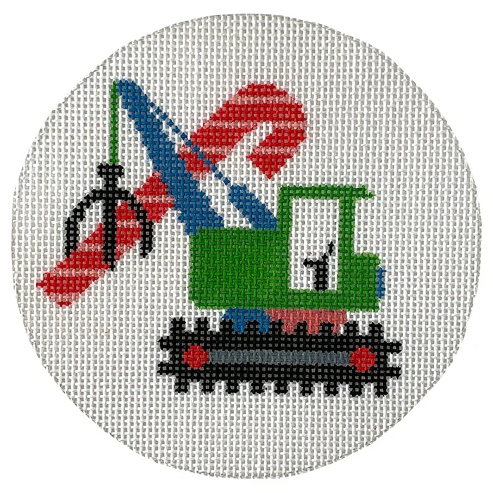 Christmas Crane Round