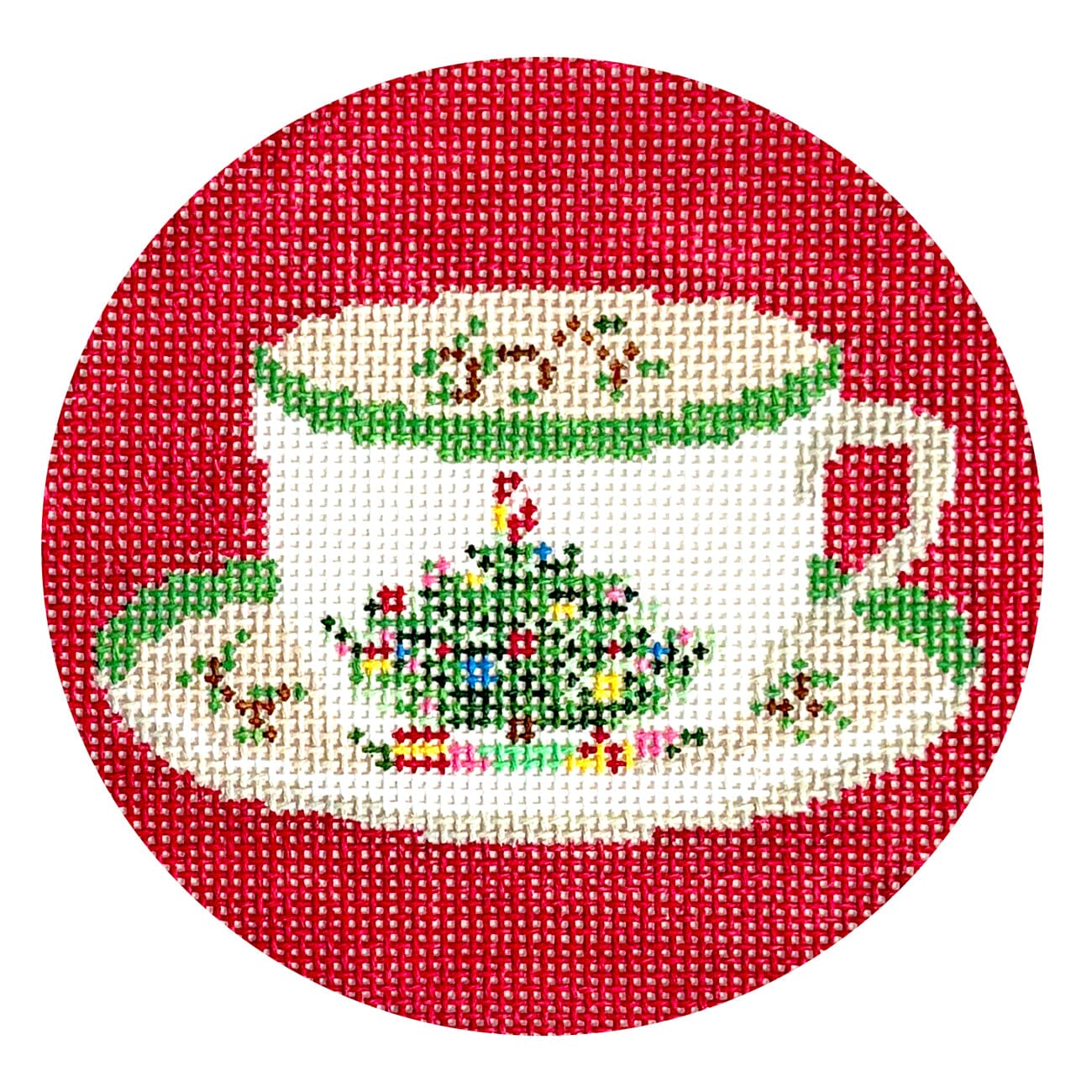 Christmas Cup Red Round