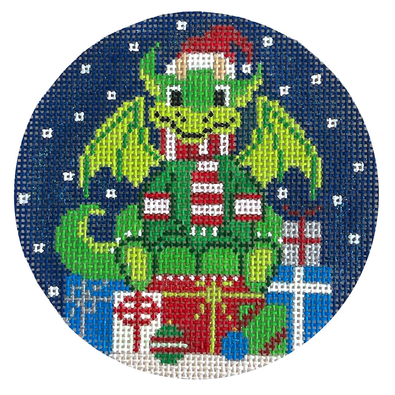Christmas Dragon Round