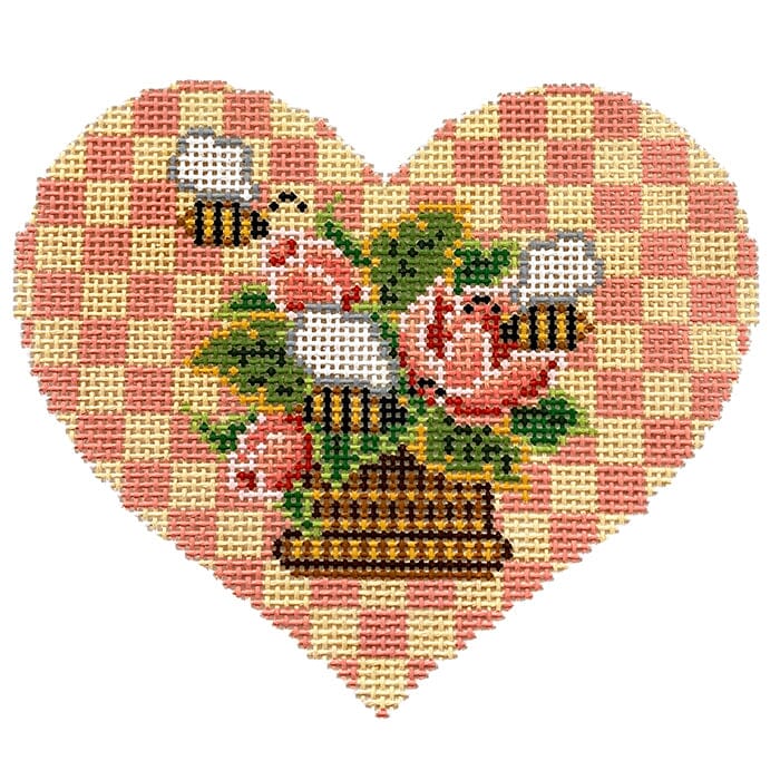 Christmas Roses Heart