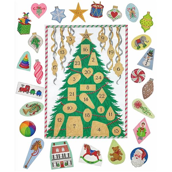 Christmas Tree Advent Calendar