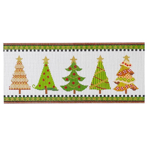 Christmas Trees with Border