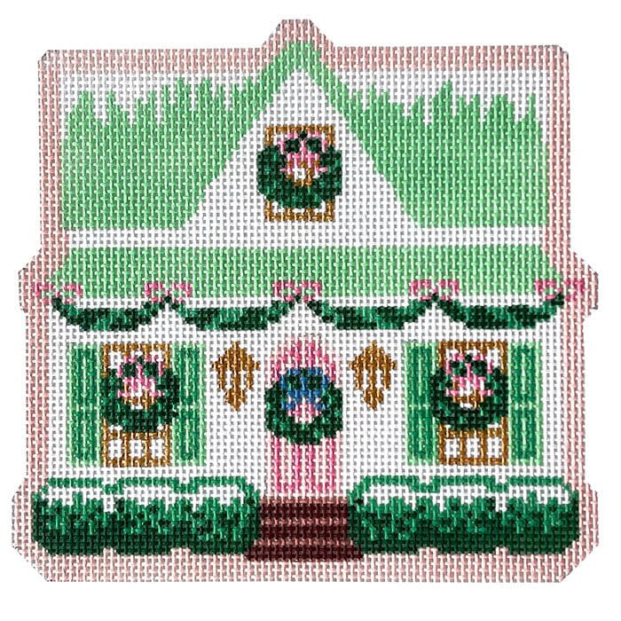 Christmas Village Green House on 13