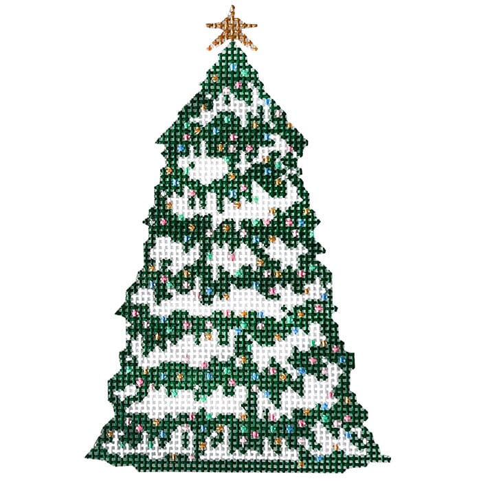 Christmas Village Tree on 13