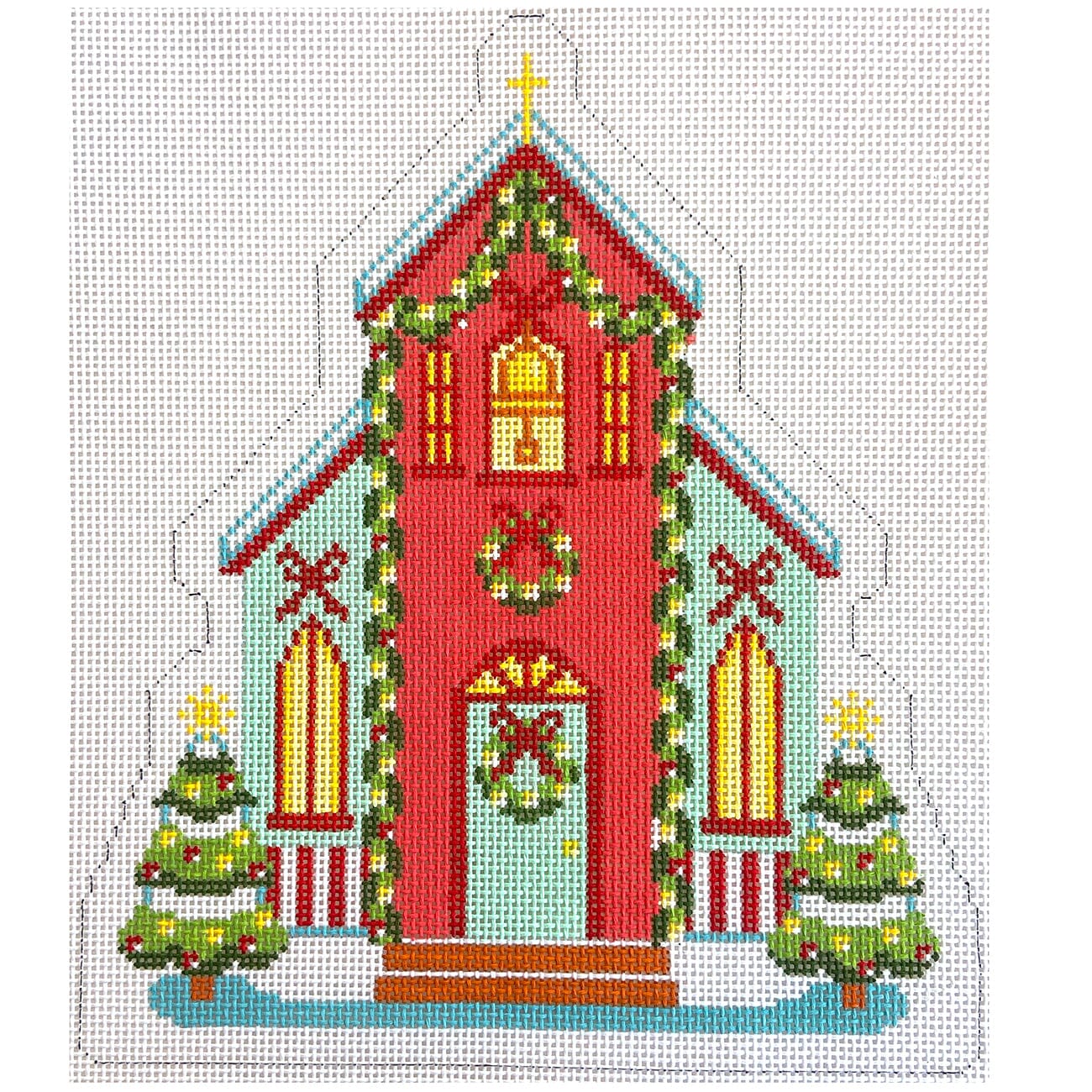 Church Christmas Village