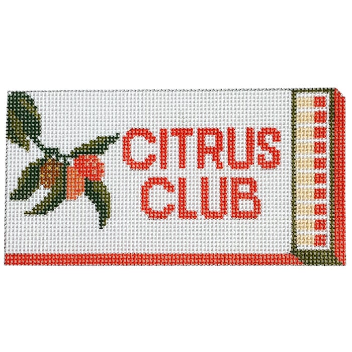 Citrus Club Matchbox Ornament